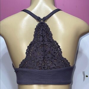 Victoria secret Gray Racerback T-Shirt Bra‎ with Molded Cups zs 34D
